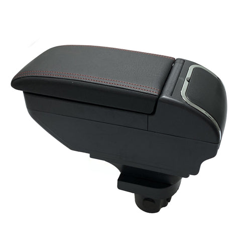 Fit 2006-2011 Toyota Yaris Vitz Leather Armrest Storage Box