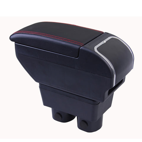 Fit 2007-2011 Nissan Versa Tiida Leather Armrest Storage Box