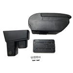Fit 2009-2013 Honda Fit Jazz Leather Console Armrest Storage Box