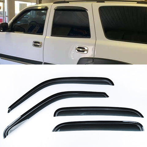 Fit 2000-2006 Chevrolet Tahoe GMC Yukon Window Visors Sun Vent Rain Guard