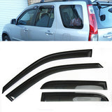 Fit 2002-2006 Honda CRV Window Vent Visors Sun Rain Guard