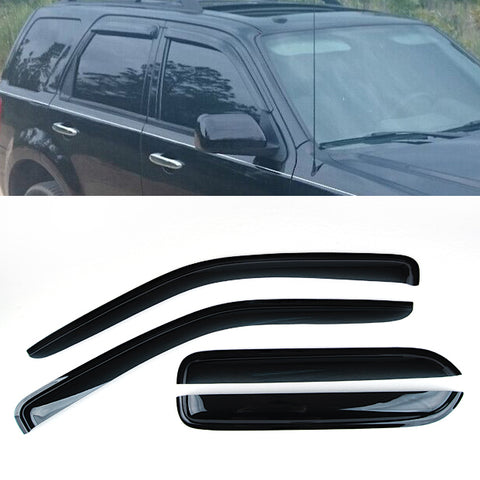 Fit 2001-2012 Ford Escape Window Visors Sun Vent Rain Guard