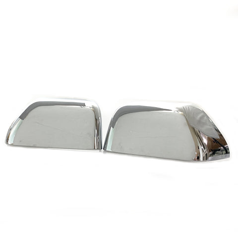 Fit 2017-2019 Ford F250 Chrome Side Door Upper Mirror Covers