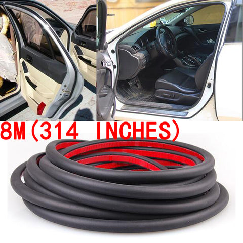 26FT D-Shape Rubber Strip Seal Weather-strip For Car Side Door / Hood