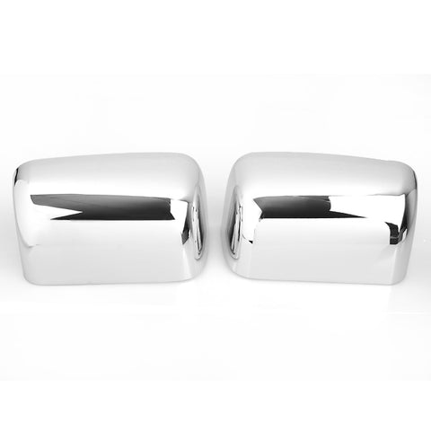 Fit 2008-2016 Ford F250 Chrome Side Door Upper Mirror Covers
