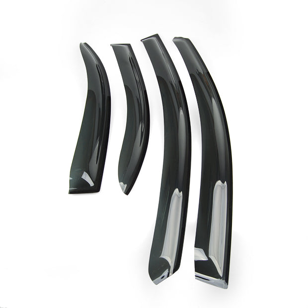 WellVisors For 08-17 Mitsubishi Lancer Clip On Smoke Tinted Side Window Visors E - Foto 11
