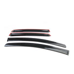 Fit 2013-2017 Nissan Sentra Window Vent Visors Sun Rain Guard