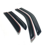Fit 2010-2018 Ram 1500 2500 Crew Cab Window Vent Visors Rain Guard
