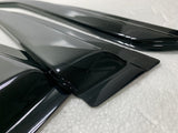 Fit 2017-2019 Ford F150 F250 Crew Cab Window Vent Visors Rain Guard