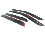 Fit 2015-2020 Chevy Colorado Crew Cab Window Vent Visors Rain Guard